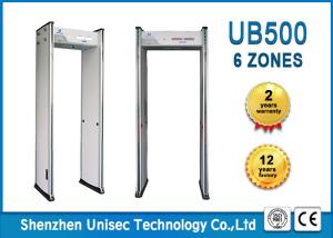Wholesale Fireproof Material Archway Metal Detector 6 Zones 5 Digital Counter 100 Sensitivity Level from china suppliers
