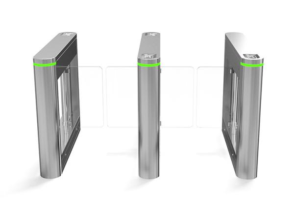 Quality Push Button Swing Arm Turnstile Security Access Control Turnstile Wireless Remote Control for sale