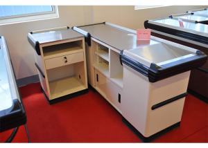Wholesale Store Checkout Counter With Electric Conveyor Belt Customized Color And Size from china suppliers