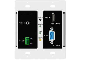 Digital Multiple Input Output Video Switcher HDMI/VGA To HDBaseT Wallplate