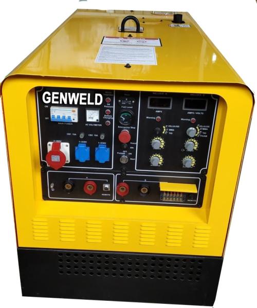 Quality Diesel Engine Driven Pipeline Welding Machine WD400-Ⅱ 400A With Dual Operator Capabilities for sale