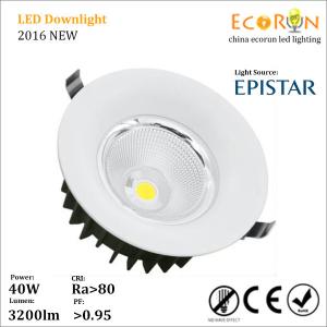 factory price 20w 30w 40w cob led downlight white warm white led downlight price list