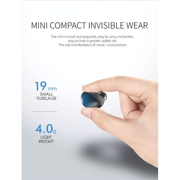 True Wireless Earbuds Bluetooth Earphone Fone De Ouvido Audifonos Sport Auriculares Handsfree Earphones Noise Canceling Ecouteur