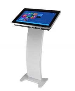 21.5-24 inch Floor stand All-in-one LCD kiosk touch screen with Android or mini PC