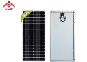 China Monocrystalline Solar Module Mono Silicon Solar Silver Black Frame Optional on sale