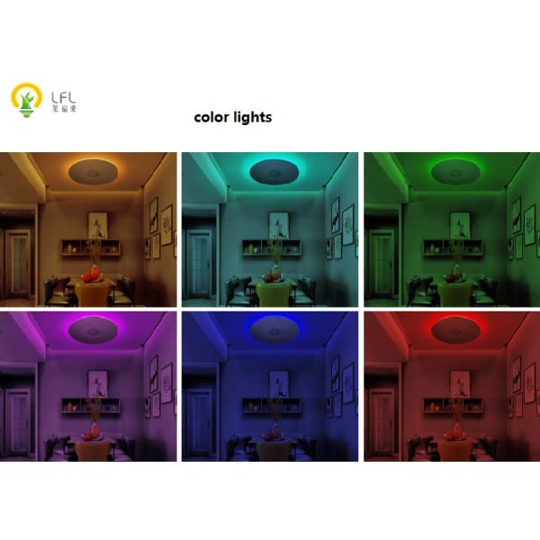 Enjoy Series Music LED Ceiling Lights , Smart Bluetooth LED Surface Mount Ceiling Lights