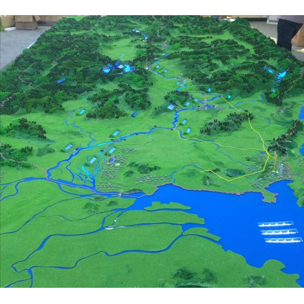 1:500 Regional Topography Model Architecture Hydrology Model Customized