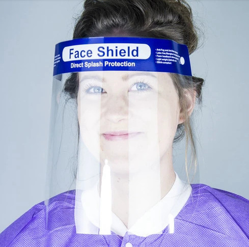 Personal Protection Safety Face Shield Against Saliva And Flying Dust And Oil Fume