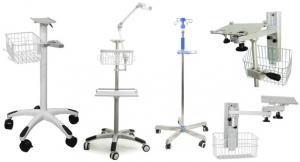 Wholesale 50KG Load Capacity Medical Trolley Cart Standard Sliver For Hospital / Clicnic from china suppliers