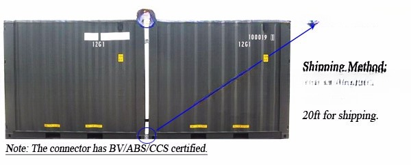 10ft 10 feet 10 foot Stainless CSC Plate Dry Storage Shipping Container Easy Open Personal Door 14.9CBM Capacity