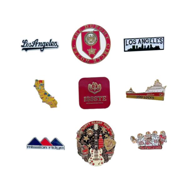 Custom Lapel Pins for Organizational Identification - 2D/3D Design Options