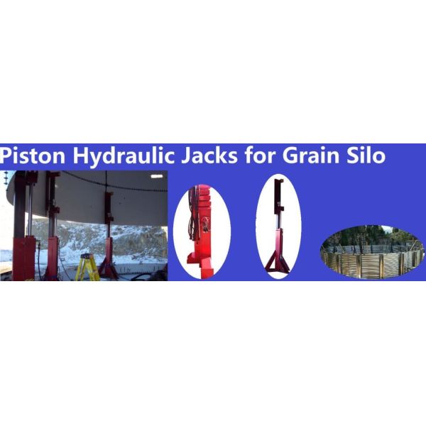 2023 Simple Piston Type Hydraulic Lifting Jack for Lifting Tanks Grain Silo Tank Jacking System