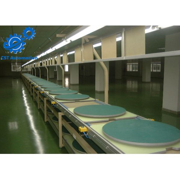 380V 50Hz Automated Assembly Lines , Double Chain Conveyor Running Smoothly