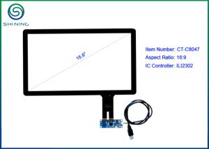 China 15.6 Inch USB Interface Capacitive Touch Panel , Kiosks Capacitive Touchscreen Display on sale