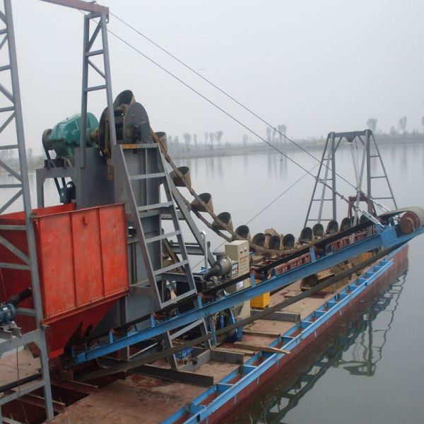 Bucket Chain Dredger For Gold Mining Dredging