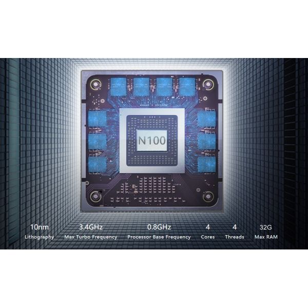 WIN10 Win11 Pro Linux Mini PC Computer Intel® UHD Graphics GPU