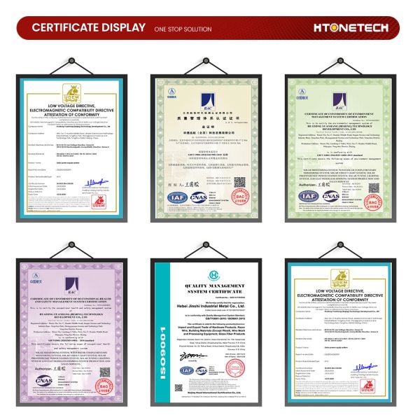 Htonetech 3kw 5kw off Grid Solar System Complete Kit China 5000W 45039W Mono Perc Solar Panels Single Face 9.6kw Diesel Generator Solar Energy System 1kw