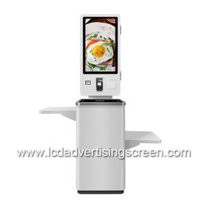 Wholesale Self Service TFT LCD Floor Standing Kiosk 1920x1080 With Folding Table from china suppliers