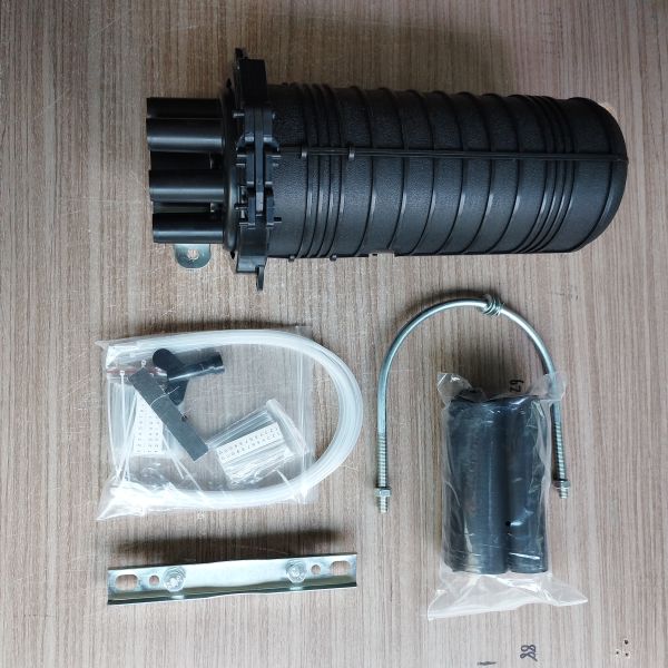 IP68 96 Cores Dome Fiber Optic Splice Closure Heat Shrink Vertical Fiber Optical Joint Box