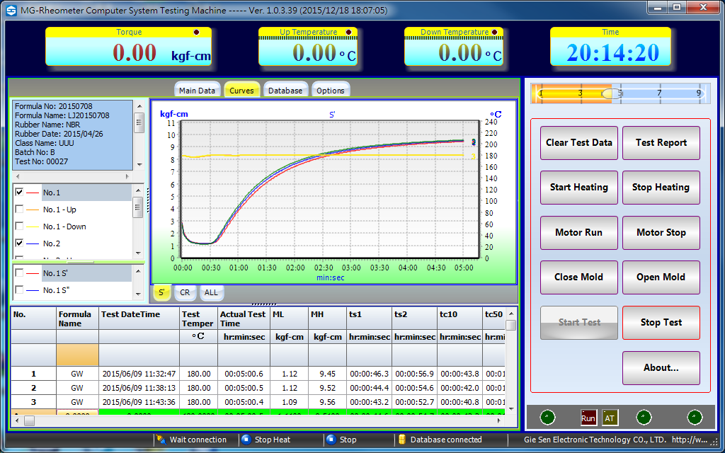 Moving Disc Rotor Rheometer Include 1 Set Computer