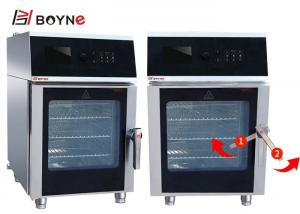 China Commercial Kitchen Cooking Equipment High Effecient LCD Version Electric Combi Oven With Injection on sale