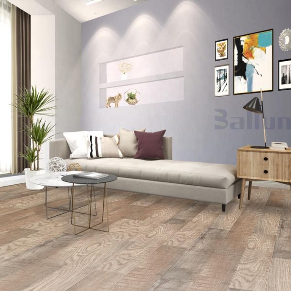 SPC Flooring Simple Color Natural Click PVC Floor Piso Vinlico Simple Installation