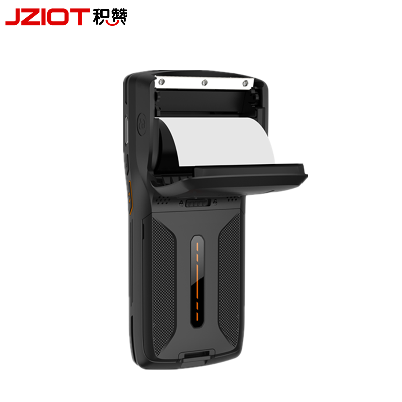 5.5 Inch Touch Screen Handheld 1D 2D bar Code Scanning NFC RFID Reader Android PDA Scanner With Built in Thermal Printer