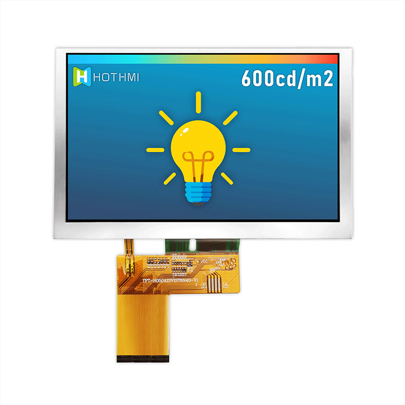 IC 7262 Color TFT Touch Display Screen Multipurpose 5.0 Inch 800x480 Dots TFT-H050A1SVIST6N40