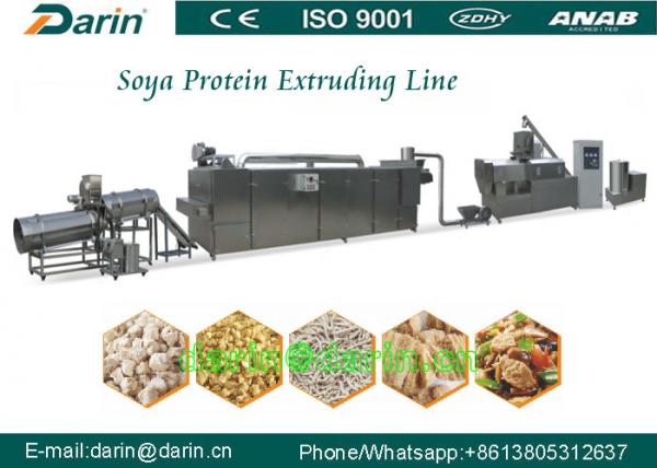 Quality Fully Automatic vegetable food / Textrue Soya Extruder Machine for sale