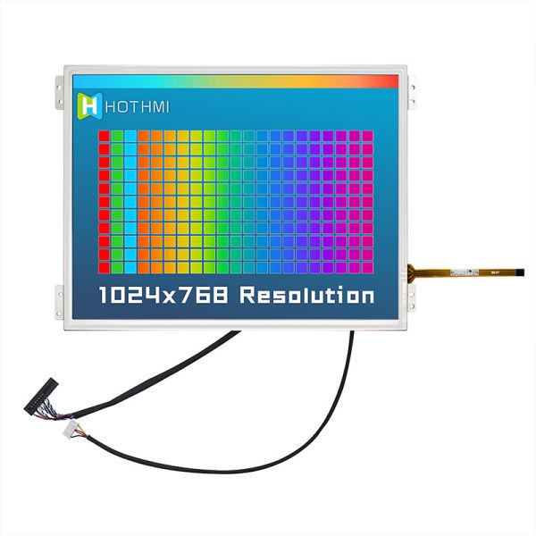 10.4 Inch Resistive Touch 1024x768 Wide Temperature TFT Display Panel
