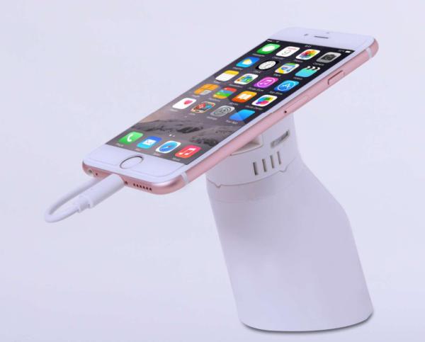 Quality Smart Phone Interactive Security Display Stand / White Phone Display Security for sale