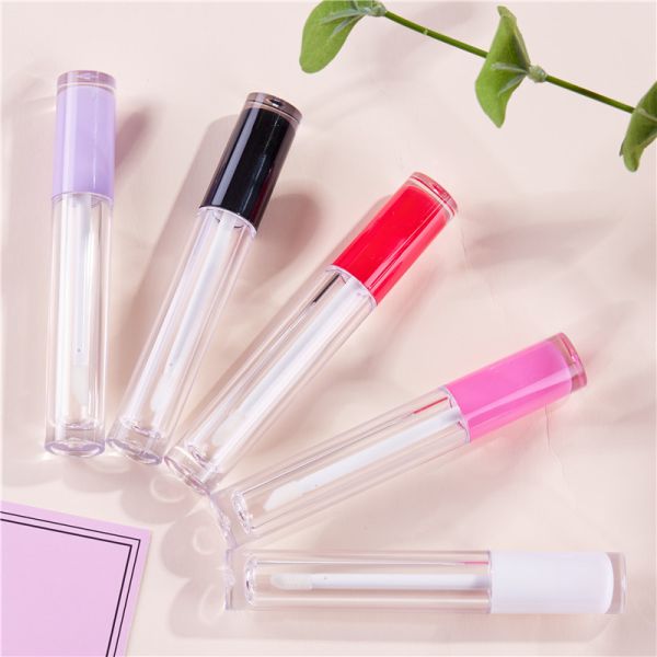 5ml Empty Lip Gloss Tube Containers Private Label Silk Printing