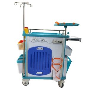 Wholesale Durable Crash Cart Emergency Medical Equipment Trolley Equipment 520MM from china suppliers