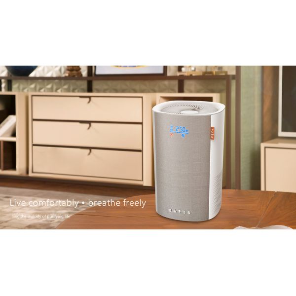 Button Control Mini HEPA Air Filter Eliminates Smoke True HEPA Filter Air Purifier