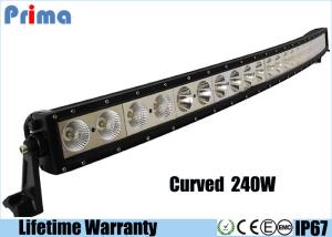 6000K 50 Inch LED Light Bar / PC Lens 21600lm Single Row 240w LED Light Bar 