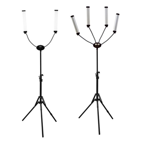 48w 96w Double Arms LED Fill Light Bicolor Eyelash Extension Beauty Lash Lamp For Live Streaming