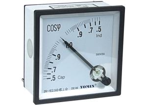 Three Phase Analogue Panel Meters , Selection of Power Factor Meter 96*96