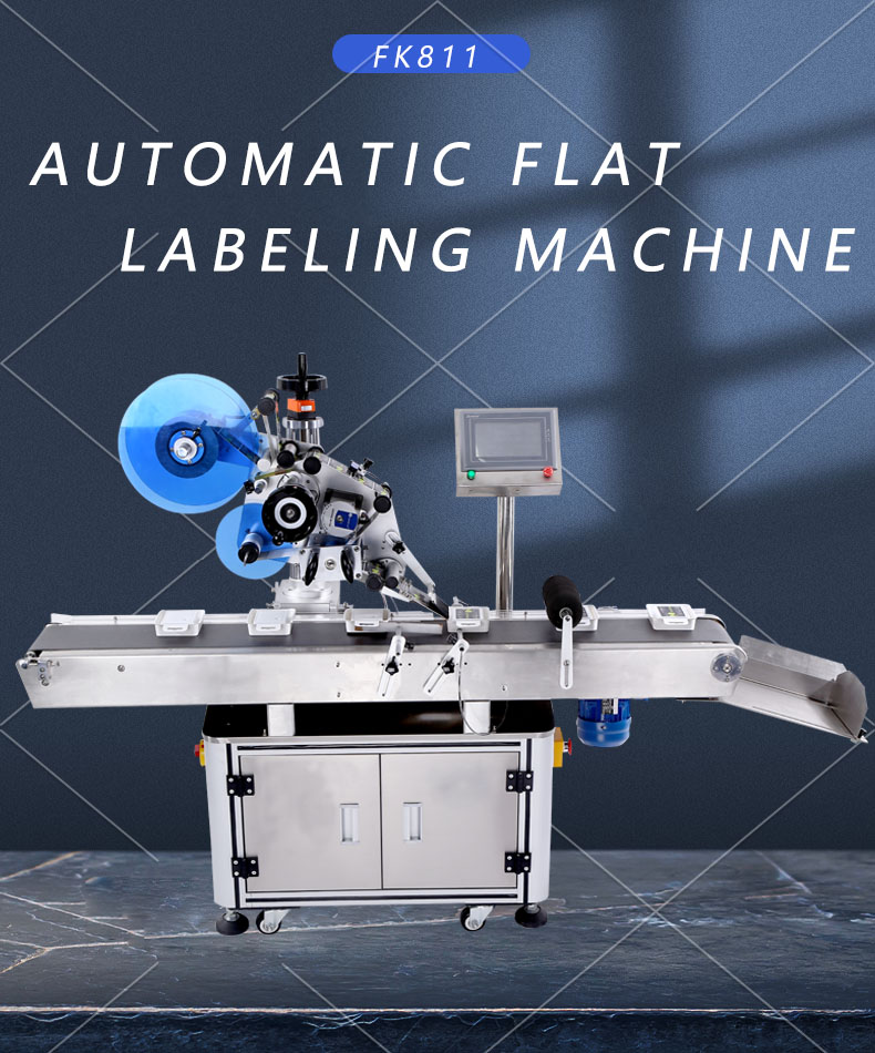 Bag Labeling Machine Self Sticking Label Pasting Machine for Flat Surface Labeling