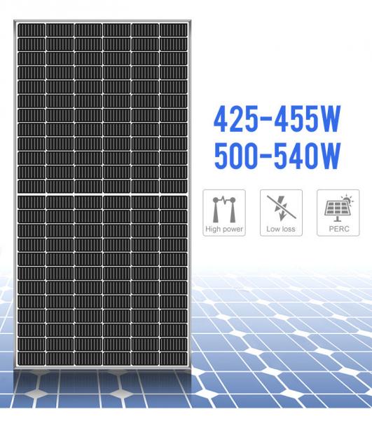 Quality Bifacial Mono Solar Panel PV Module 400W 500W 550W 156mm*156mm Cell for sale