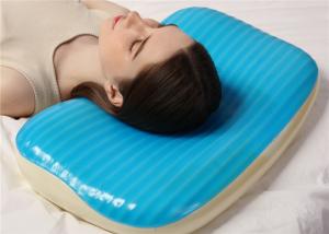 China Therapeutic Contour Cooling Gel Bed Pillow Memory Foam Sleep Pillow on sale