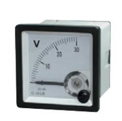 China SD-48 DC 150V Analog Panel Meter Voltmeter Class 2.5 Accuracy on sale