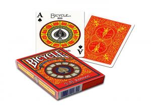 China Chinese Style Bicycle Zodiac Marked Playing Cards For Gambling Regular Index on sale