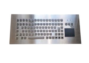 English Industrial Computer Keyboard , Laser Logo USB Keyboard With Touchpad