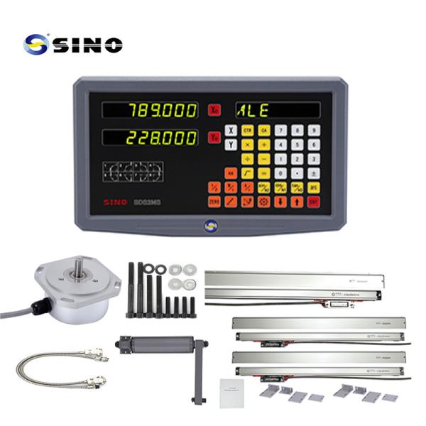 Quality 2 Axis SDS2MS SINO Lathe Digital Readout System AC 100-240V Multifunctional With Linear Scale For Lathe Mill for sale