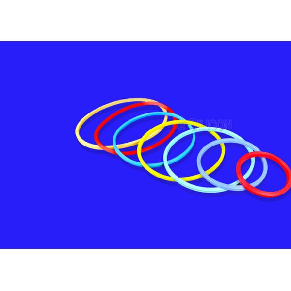 Smooth Surface Molded Silicone Parts , Durable Soft Rubber O Rings Mothproof