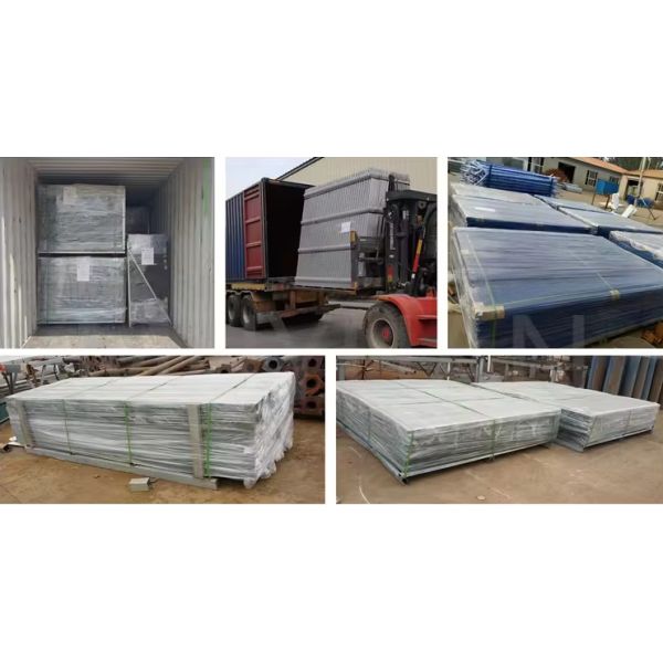 868 Twin Wire Mesh Fencing Panel Double Wire Mesh Style Anti Climb Metal Fencing