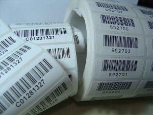 Wholesale Bar code Printing Black Color Custom Printing Paper Card Environmental Paper Material Label Printing from china suppliers