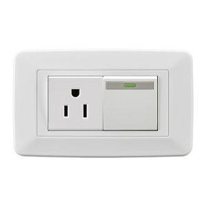 Wholesale Durable And Safe Single Switch Socket , White Electrical Sockets And Switches from china suppliers