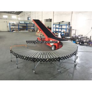 Auto Walking Container Loading Unloading Conveyor