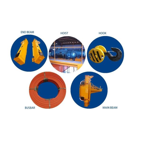Warehouse single girder overhead crane